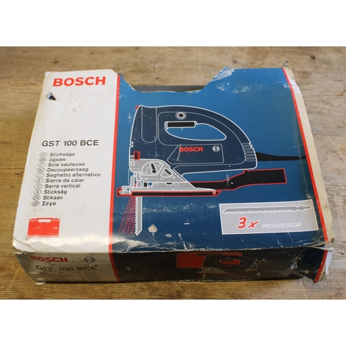 178 - Bosch GST 100 BCE Jigsaw - Brand New in Box - Damage to Cardboard Sleeve Packaging