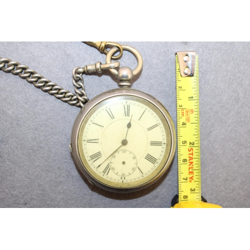 569 - PocketWatch with Chain and Key - Untested