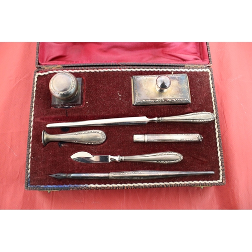 517 - 800 Silver Complete Boxed Writing Set