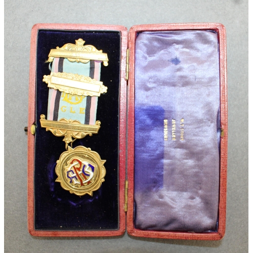 161 - Boxed Silver Masonic Medal