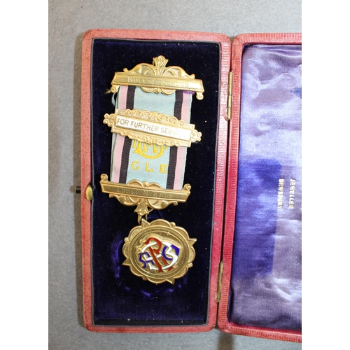 161 - Boxed Silver Masonic Medal