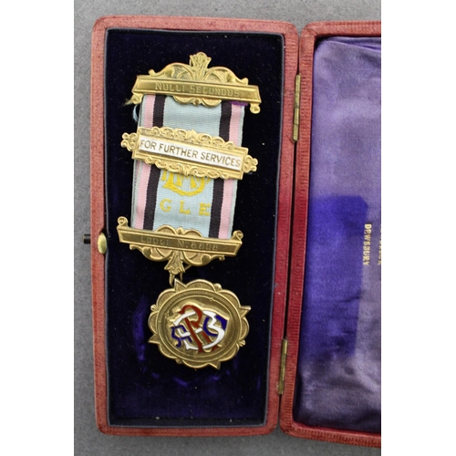 161 - Boxed Silver Masonic Medal