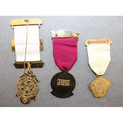 167 - Three Masonic Medals