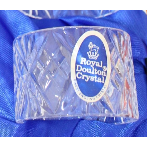 2 - 2 Boxed Royal Doulton Glasses (Wine Glasses And Champagne Flutes) And Boxed Napkin Rings
COLLECTION ... 