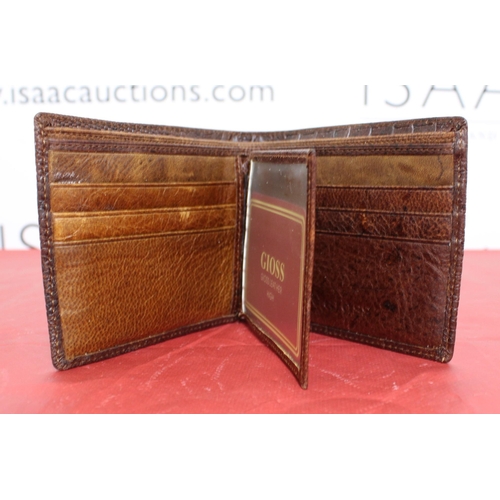 5 - Boxed Gloss Leather Wallet  
All Proceeds Go TO CHARITY