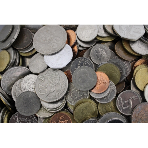 276 - 2kg Collection Of Worldwide Coins