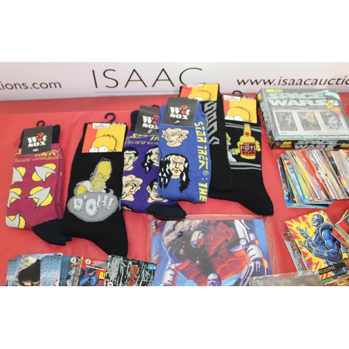 39 - Mixed Collectables Of Marvel, Simpsons And Star Trek