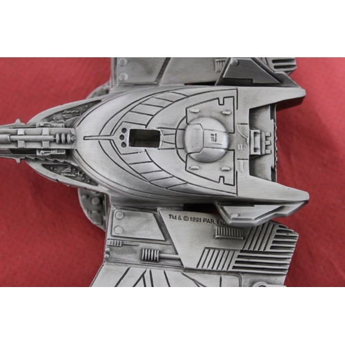 47 - 4 Star Trek Metal Models, 3 With Stands