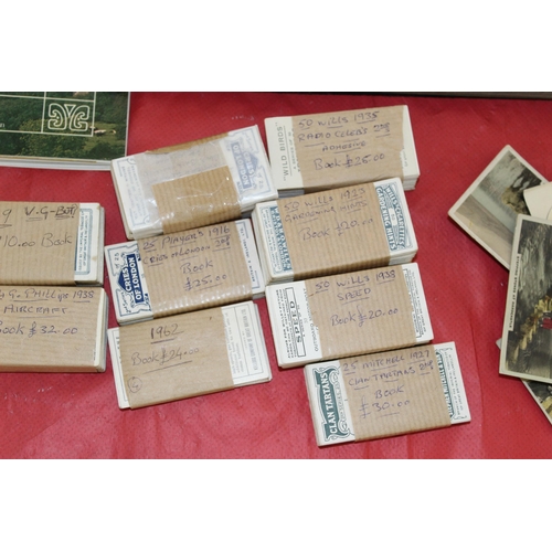 50 - Large Quantity Of Very Collectable Cigarette Cards/Albums/Thom Thumb Players Cigars Cards Etc