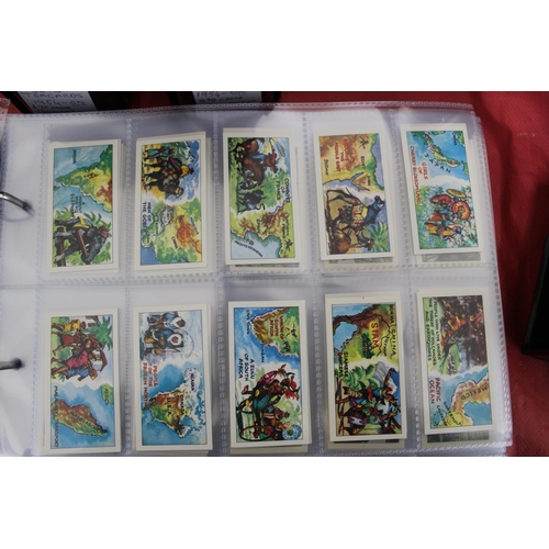 55 - Large Quantity Of Very Collectable Tea Cards & Cigarette Cards In Folders
Including Complete Sets