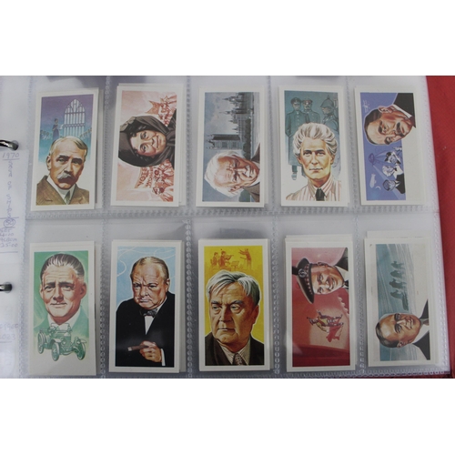 55 - Large Quantity Of Very Collectable Tea Cards & Cigarette Cards In Folders
Including Complete Sets