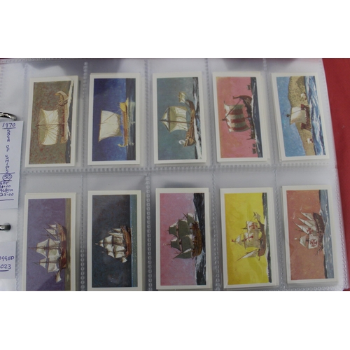 55 - Large Quantity Of Very Collectable Tea Cards & Cigarette Cards In Folders
Including Complete Sets