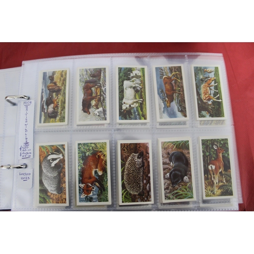 55 - Large Quantity Of Very Collectable Tea Cards & Cigarette Cards In Folders
Including Complete Sets