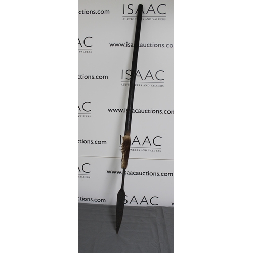 61 - African Tribal Spear
Length 112cm 
COLLECTION ONLY