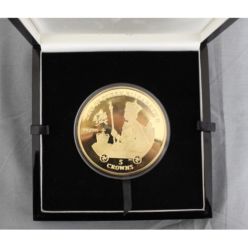 317 - The London Mint Office Boxed The 2013 Enthroned Coronation Super Crown
Fully Layered With Pure 24 Ca... 
