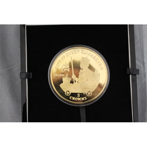 317 - The London Mint Office Boxed The 2013 Enthroned Coronation Super Crown
Fully Layered With Pure 24 Ca... 