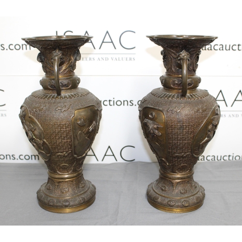 170 - Pair Of Oriental Vases Height-37cm
Collection Only