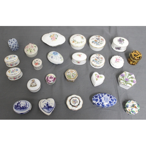 150 - Collection Of Porcelain Trinket Boxes Inc- Wedgwood/Coalport/Staffordshire Etc
Collection Only