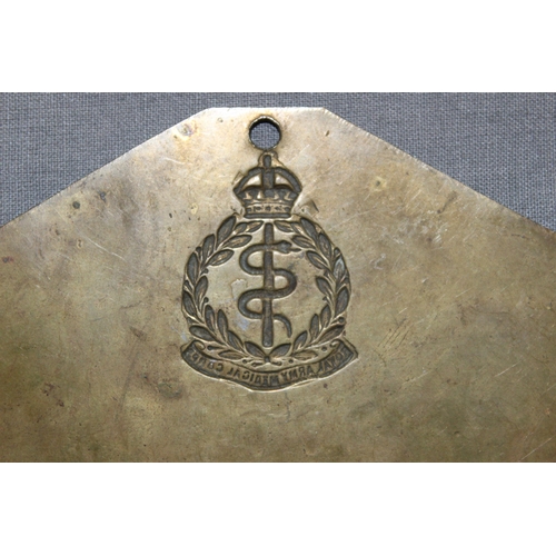 228 - Brass ID Plate - J Fisher