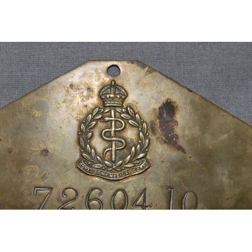 228 - Brass ID Plate - J Fisher