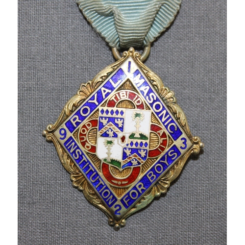 79 - Silver Hallmarked Masonic Medal