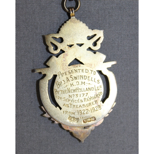 80 - Boxed Silver Hallmarked Masonic Medal