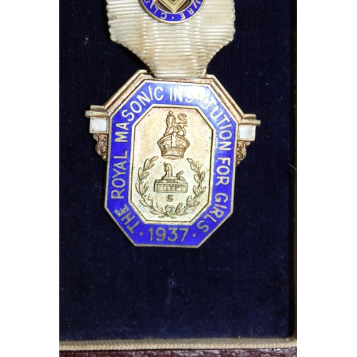 84 - Boxed Silver Hallmarked Masonic Medal