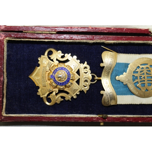 87 - Boxed Silver Hallmarked Masonic Medal