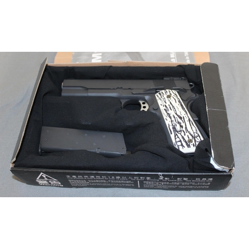 210 - WE Airsoft & Gas Blowback Gun- Model 1911 - New in Box

Must be over 18 and provide Proof of ID upon... 