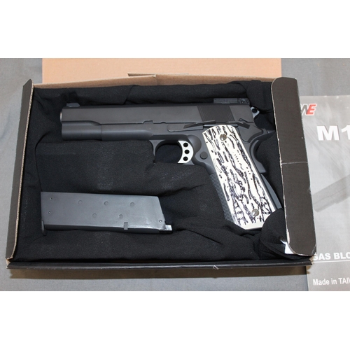 210 - WE Airsoft & Gas Blowback Gun- Model 1911 - New in Box

Must be over 18 and provide Proof of ID upon... 