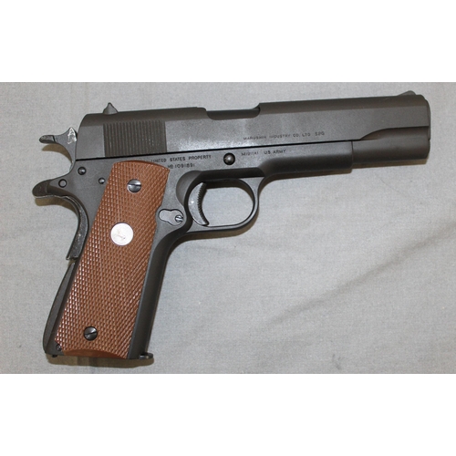 213 - Marushin Government M1911A1 Blowback Model Air Gun - Signs of Light Use

Must be over 18 and provide... 