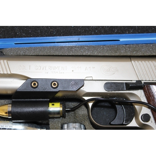 214 - COLT Government 1911 A1 Air Gun in Original Case - Signs of Light Use

Must be over 18 and provide P... 