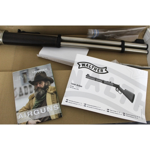 221 - WALTHER Steel Lever Action .177 CO2 Standard Air Rifle - New in Box

Must be over 18 and provide Pro... 