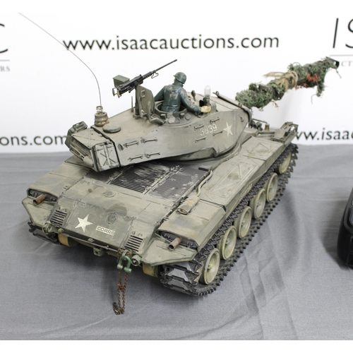 702 - American  Remote Controlled Tank 1/16 Scale with Controller - All Untested

Collection Only