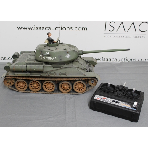 703 - Russian Remote Controlled Tank 1/16 Scale with Controller - All Untested

Collection Only