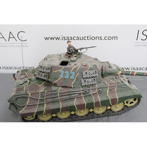 709 - German Remote Controlled Tank 1/16 Scale with Controller - All Untested  

Collection Only