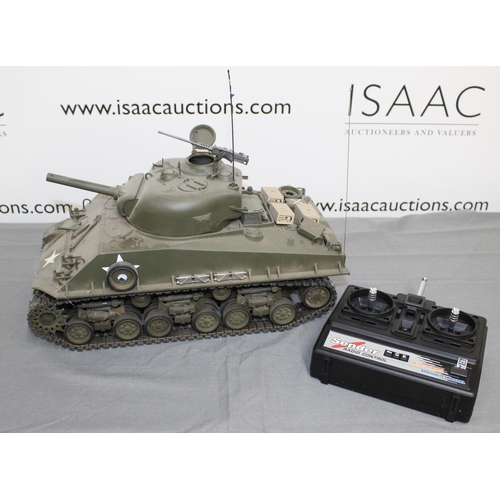 710 - American Remote Controlled Tank 1/16 Scale with Controller - All Untested

Collection Only