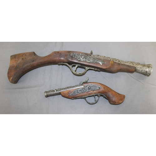 102 - Pair of Wooden Decorative Guns