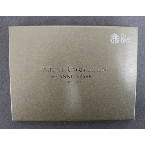 171 - The Royal Mint The Queen's Coronation 60th Anniversary 1953-2013/ 1953 Crown Five Shillings & 2013 £... 