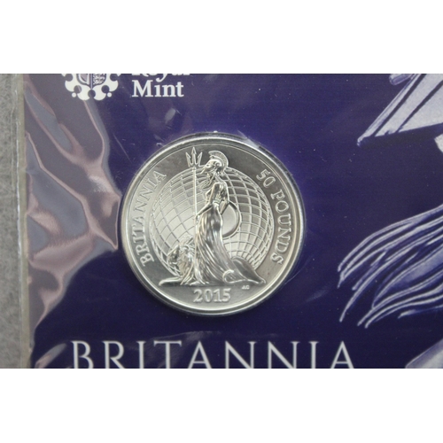 177 - The Royal Mint Britannia 2015 £50 Fine Silver Coin