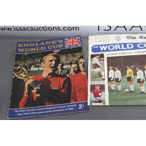 147 - 1966 World Cup Emphemra including Magazines, Rosettes & Puzzle