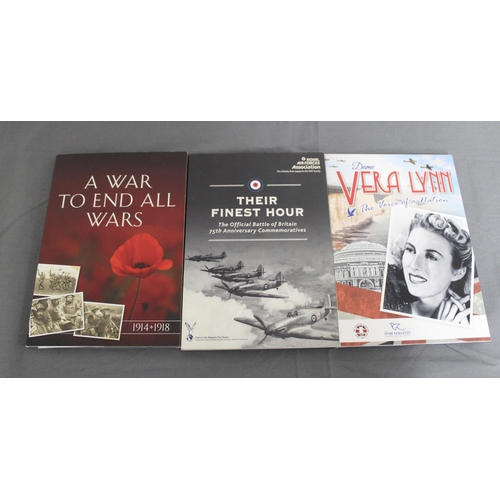 125 - Three Collectable Coin Sets Inc-
Dame Vera Lynn
Their Finest Hour
A War To End All Wars