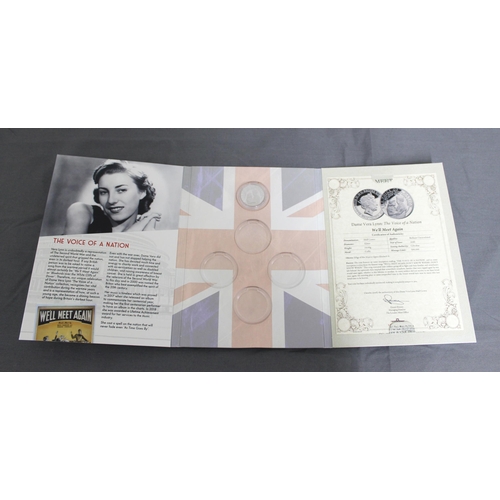 125 - Three Collectable Coin Sets Inc-
Dame Vera Lynn
Their Finest Hour
A War To End All Wars