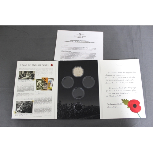 125 - Three Collectable Coin Sets Inc-
Dame Vera Lynn
Their Finest Hour
A War To End All Wars