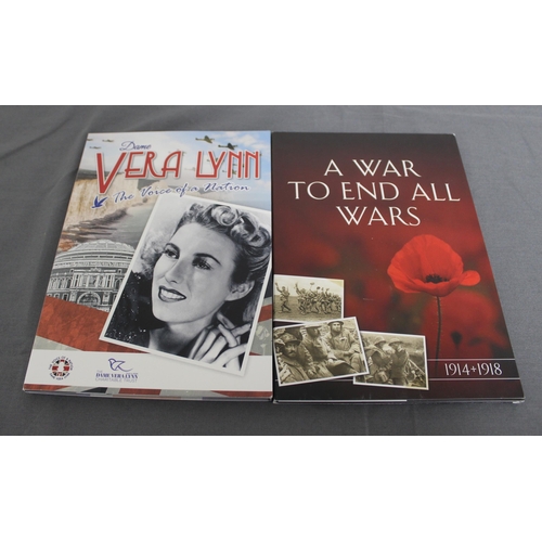 126 - Two Collectable Coin Sets Inc- Dame Vera Lynn/A War To End All Wars