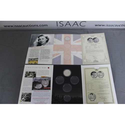 126 - Two Collectable Coin Sets Inc- Dame Vera Lynn/A War To End All Wars