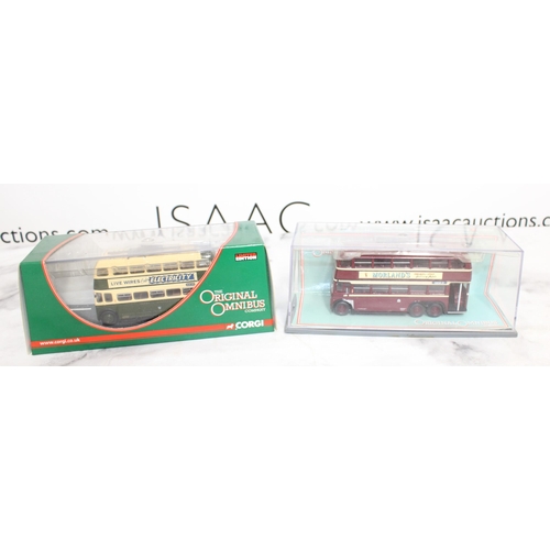 567 - Corgi OOC Pair Of Trolley Buses 41407/43714