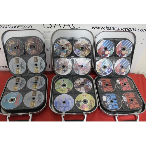 592 - Three Cases Of Mixed DVD Films