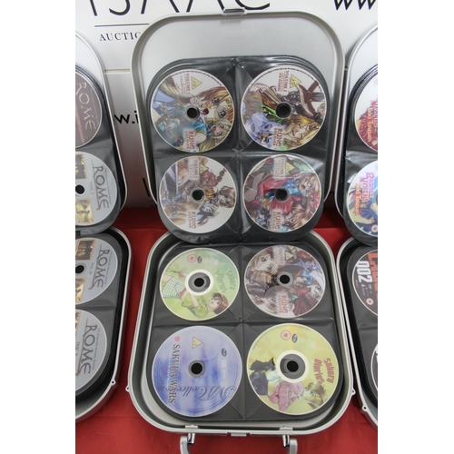 592 - Three Cases Of Mixed DVD Films