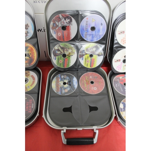 592 - Three Cases Of Mixed DVD Films